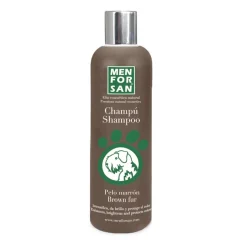 Menforsan Champú Pelo Marrón para perros New