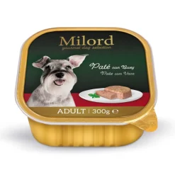 Milord Adult Buey en Paté tarrina para perros Best