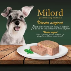 Milord Adult Pollo e Hígado en Paté tarrina para perros Outlet