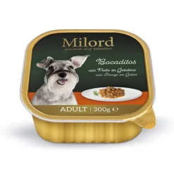 Milord Adult Pollo en Gelatina tarrina para perros