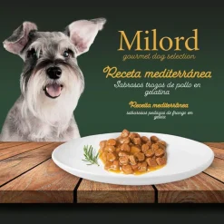 Milord Adult Pollo en Gelatina tarrina para perros