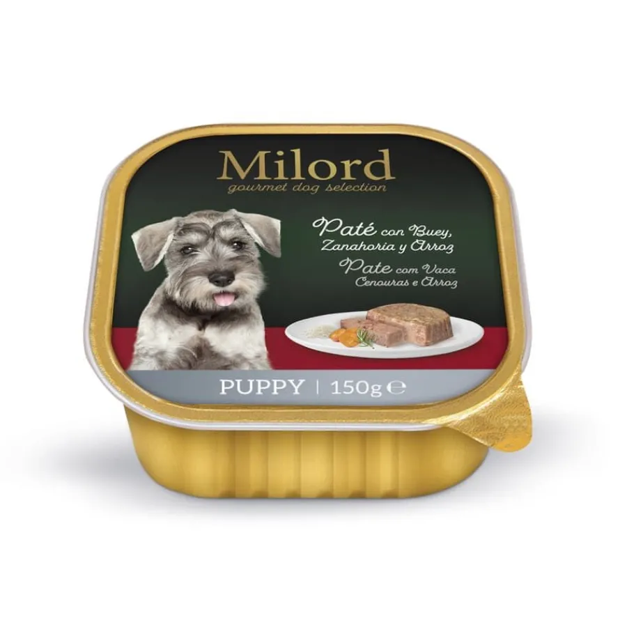 Milord Puppy Buey y Zanahorias con Arroz en paté tarrina Sale