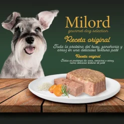 Milord Puppy Buey y Zanahorias con Arroz en paté tarrina Sale