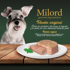 Milord Receta Original Paté tarrinas para perros - Multipack Hot