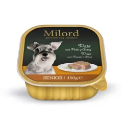 Milord Senior Pollo y Arroz en paté tarrina para perros Online