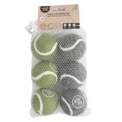 Minus One Bouncy Tennis Ball Pack de 6 pelotas de tenis para perros Online