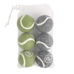 Minus One Bouncy Tennis Ball Pack de 6 pelotas de tenis para perros Online