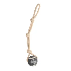 Minus One Tennis Ball Rope pelota con cuerda para perros New