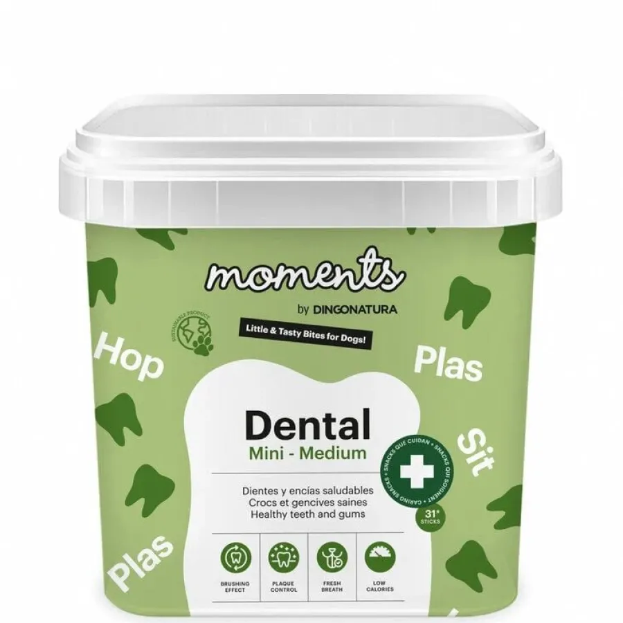 Moments Snacks Dentales Mini&Medium para perros Hot