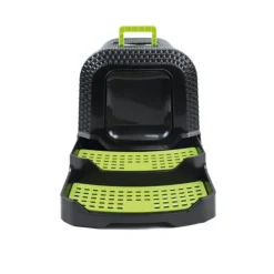 M-Pets Eco Rattan Caja de Arena Negra para gatos Best