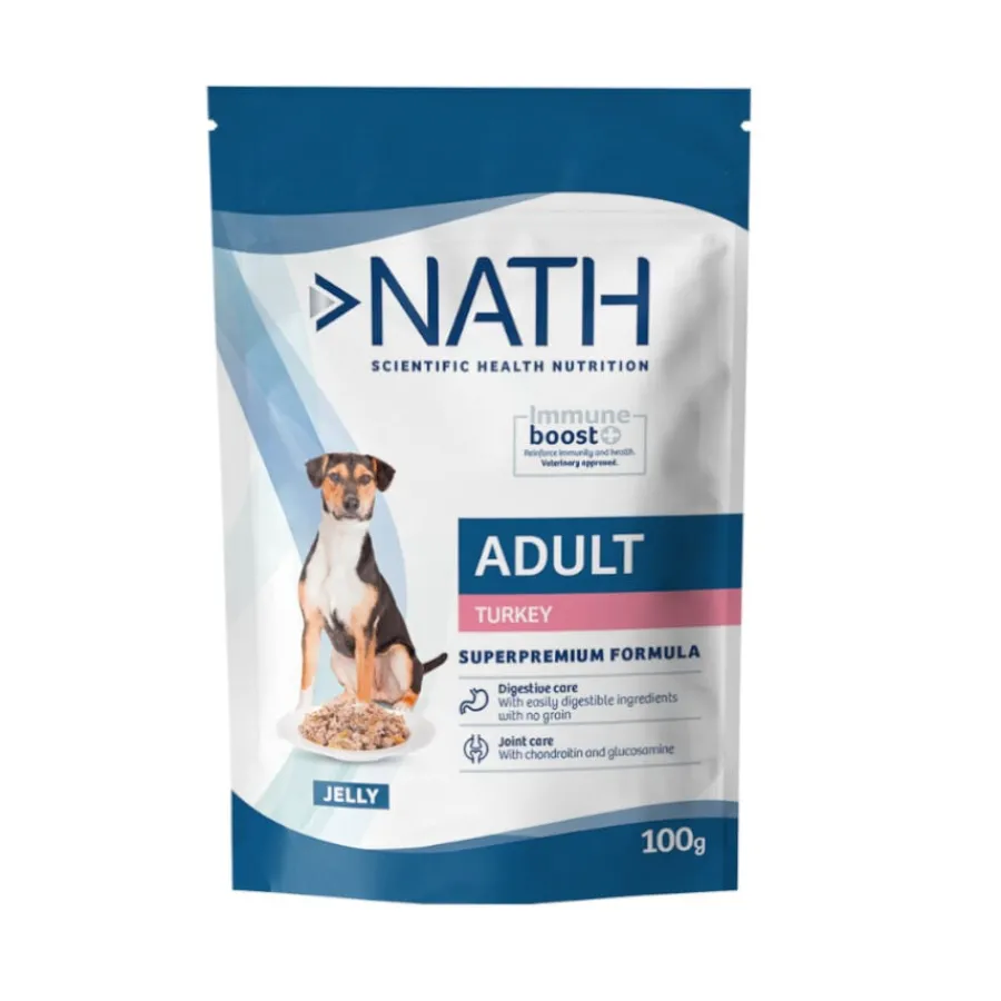 Nath Adult Pavo en Gelatina sobre para perros Best