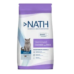 Nath Adult Sterilised Pollo y Arroz pienso para gatos Sale