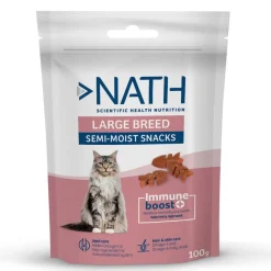 Nath Bocaditos Semihúmedos para gatos de razas grandes Hot