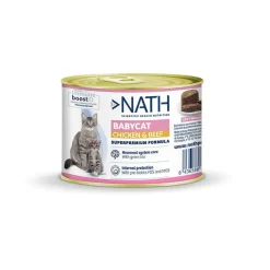 Nath Kitten Mousse de Pollo y Ternera lata para gatos Online