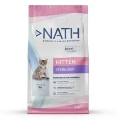 Nath Kitten Sterilized Pollo y Arroz pienso para gatitos Online