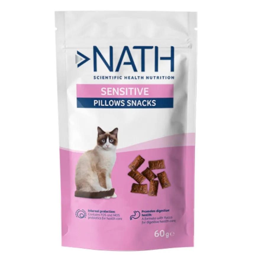 Nath Pillow Snacks Sensitive Bocaditos para gatos New