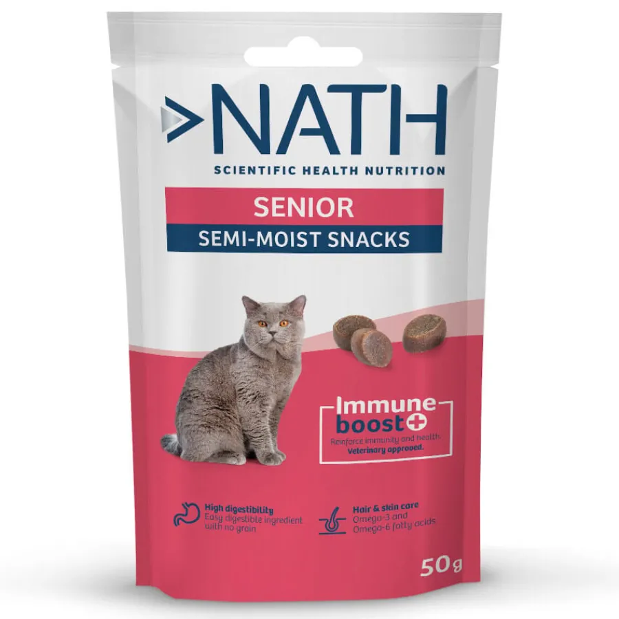 Nath Senior Bocaditos Semihúmedos para gatos Online