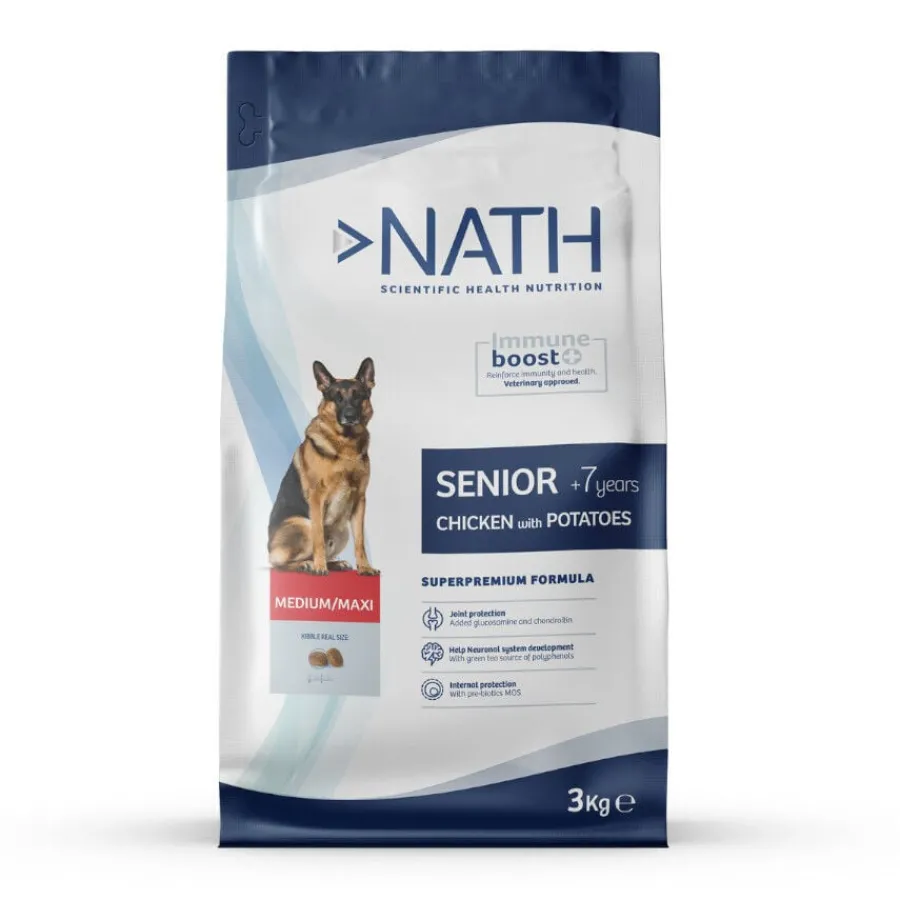 Nath Senior Medium & Maxi pienso para perros Sale