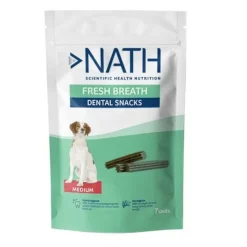 Nath Snacks Dentales Medium Fresh Breath para perros New