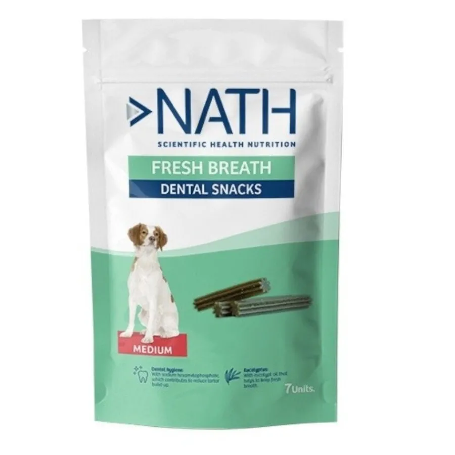Nath Snacks Dentales Medium Fresh Breath para perros New