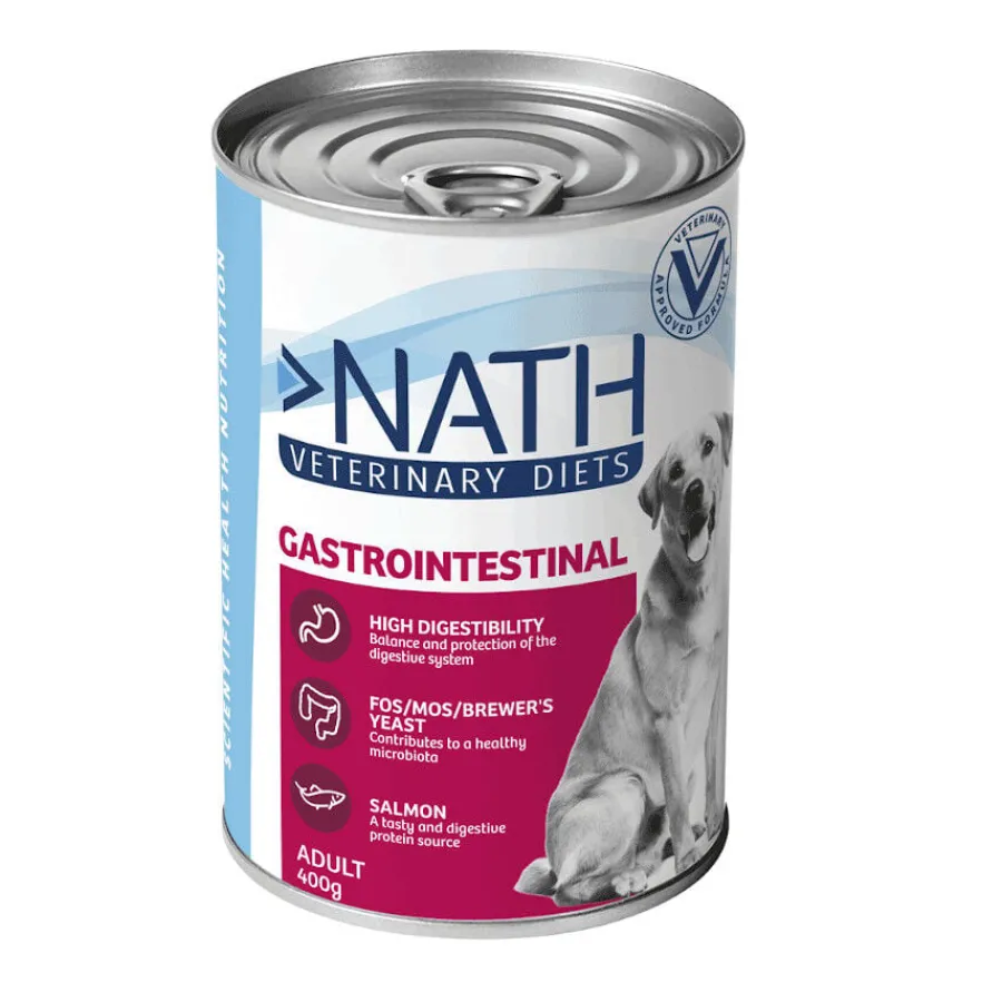 Nath Veterinary Diets Gastrointestinal Salmón lata para perros Outlet