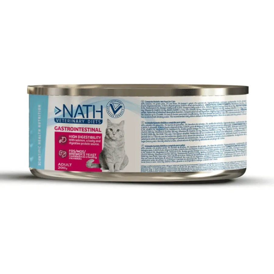 Nath Veterinary Diets Gastrointestinal Salmón lata para gatos Online