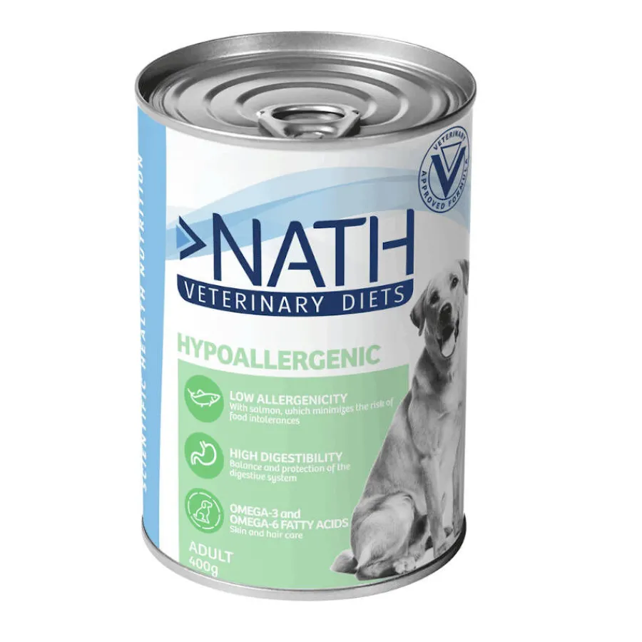 Nath Veterinary Diets Hypoallergenic lata para perros Clearance