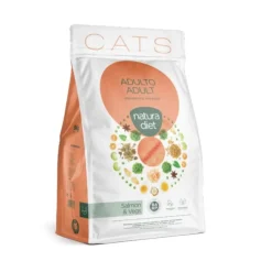 Natura Diet Adult Salmón y Vegetales pienso para gatos Discount