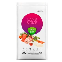Natura Diet Cordero y Arroz pienso para perros Hot