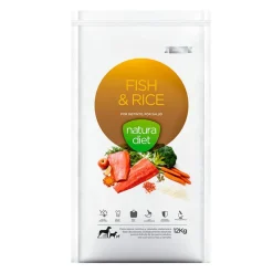 Natura Diet Pescado y Arroz pienso para perros Discount