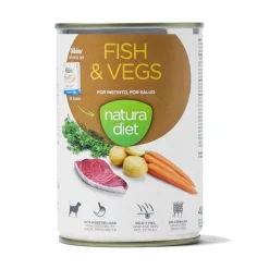 Natura Diet Pescado y Verduras latas para perros