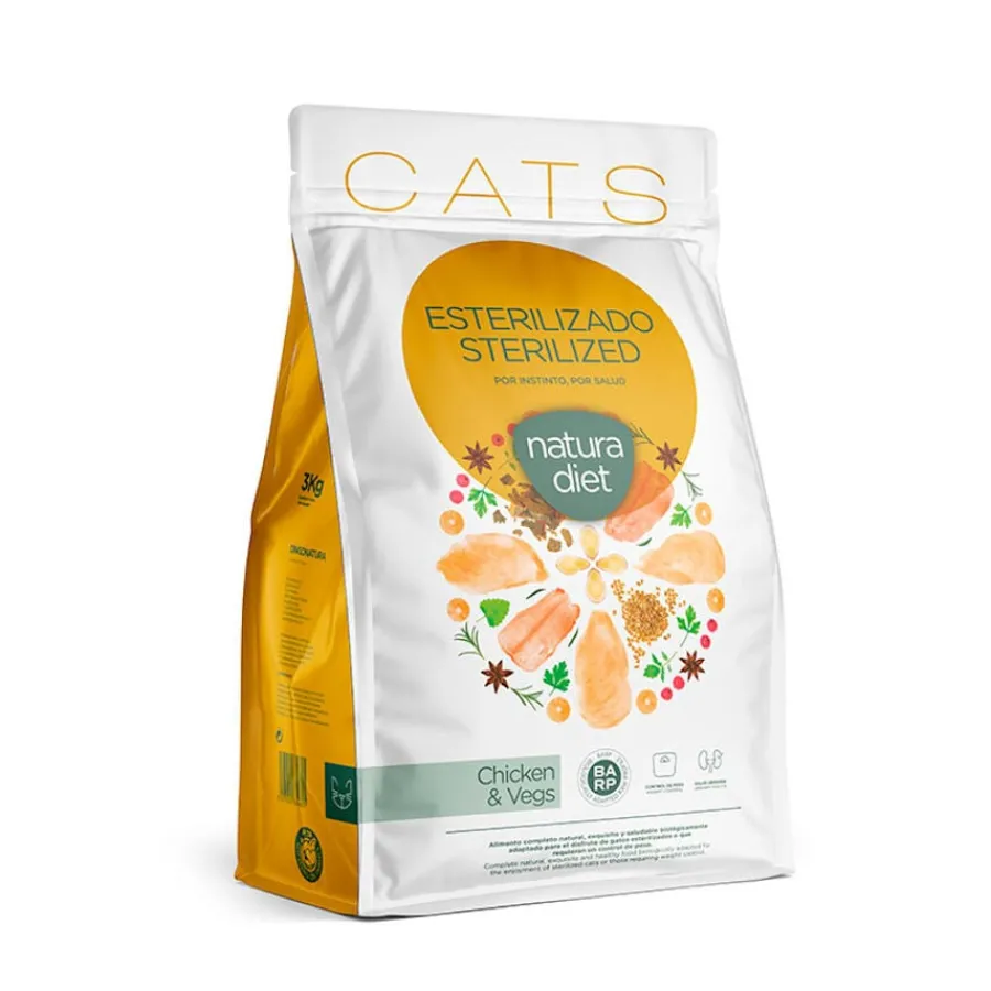 Natura Diet Sterilized Pollo y Vegetales pienso para gatos Outlet