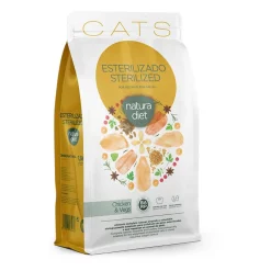 Natura Diet Sterilized Pollo pienso para gatos Hot