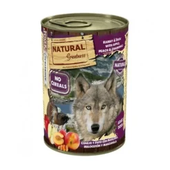 Natural Greatness Conejo y Pato Lata para perros New