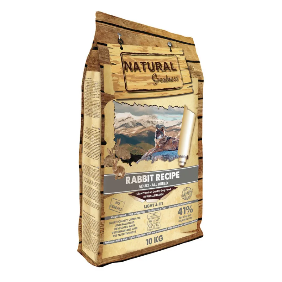 Natural Greatness Light&Fit Conejo Pienso para perros