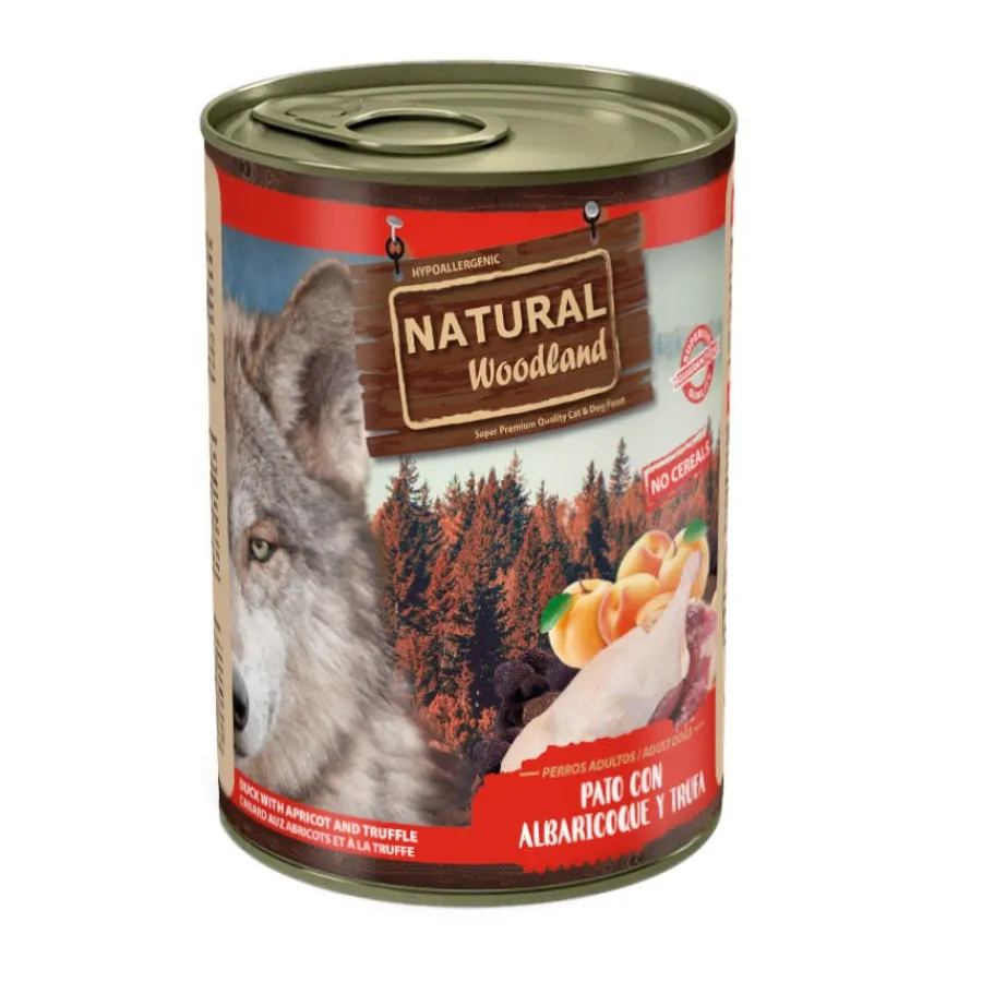 Natural Greatness Pato con Albaricoque y Trufa lata para perros Discount