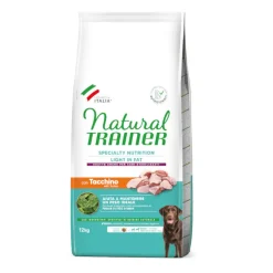 Natural Trainer Adult Light in Fat Medium&Maxi Pavo pienso para perros