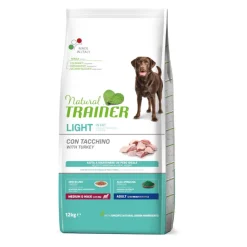 Natural Trainer Adult Light in Fat Medium&Maxi Pavo pienso para perros