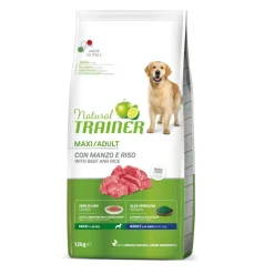 Natural Trainer Adult Maxi Buey y Arroz pienso para perros New