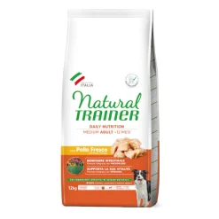 Natural Trainer Adult Medium Pollo pienso para perros Hot