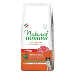 Natural Trainer Adult Medium Ternera pienso para perros Hot