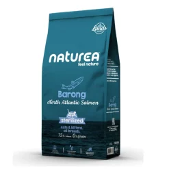 Naturea Lands Barong Salmón del Atlántico Norte pienso para gatos Sale