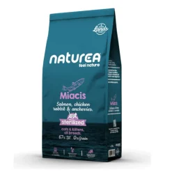 Naturea Lands Miacis Salmón con Pollo, Conejo y Anchoas pienso para gatos Best