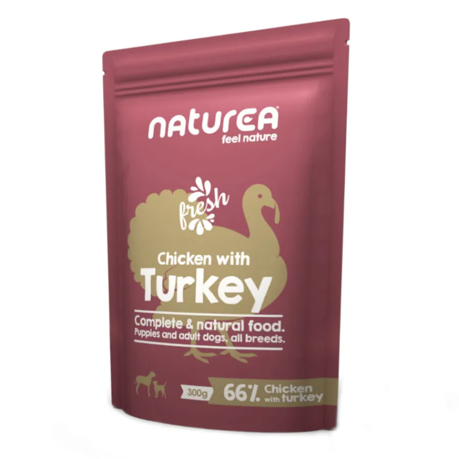 Naturea Pollo y Pavo sobre para perros