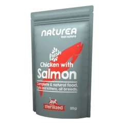 Naturea Pollo y Salmon Sobre para gatos Discount