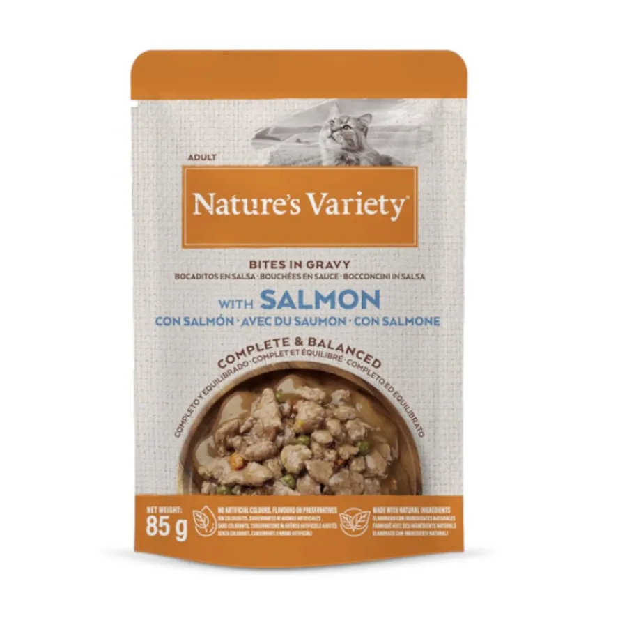Nature's Variety Adult Salmón sobre en salsa para gatos Discount