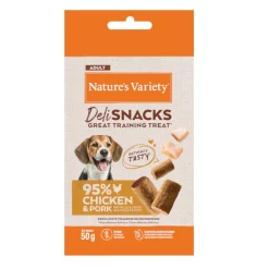 Nature's Variety Bocaditos Deli Snacks Adult Pollo y Cerdo para perros Online