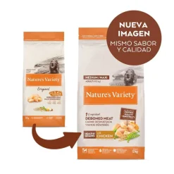 Nature's Variety Healthy Grain Adult Medium Maxi Pollo pienso para perros