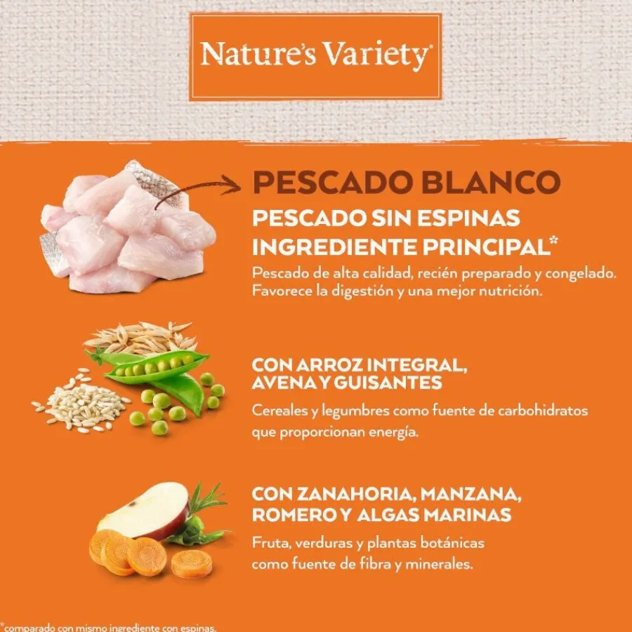 Nature's Variety Healthy Grain Sterilized Pescado Blanco pienso para gatos Outlet
