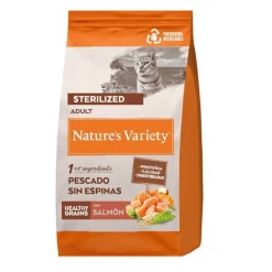 Nature's Variety Healthy Grains Adult Sterilised Salmón pienso para gatos